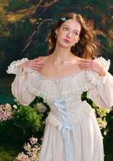 「青い紫陽花」コルセット