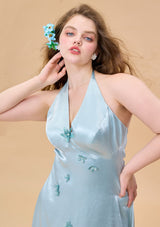 「蝶の輝く珠」ドレス大きいサイズ