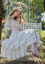 "Bouquet and Coral Island" Dress