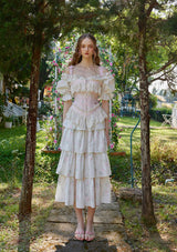 "Bouquet and Coral Island" Dress