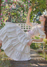"Bouquet and Coral Island" Dress