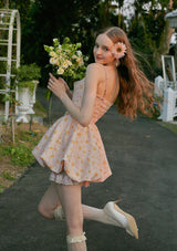 "Pear and Chrysanthemum" Corset Dress