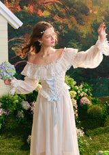 「青い紫陽花」コルセット