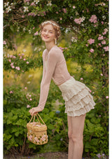 "Cheese Crepe" Skirt