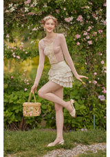 "Cheese Crepe" Skirt