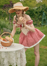 "Summer Ketchup" Corset Dress
