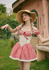 "Summer Ketchup" Corset Dress
