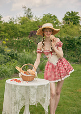 "Summer Ketchup" Corset Dress