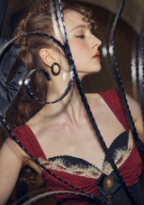 "Wine Glass" Corset Dress