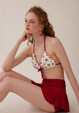 "Strawberry Jam" three-piece bikini