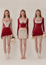 "Strawberry Jam" sports cardigan