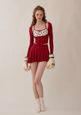 "Strawberry Jam" sports cardigan