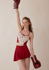 "Strawberry Jam" sports pants skirt