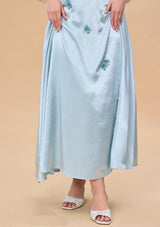 「蝶の輝く珠」ドレス大きいサイズ