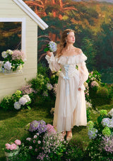 「青い紫陽花」コルセット