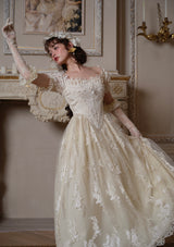 "Flower Candle" Corset Dress