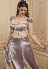 "Lavender Ribbon" Dress Plus Size