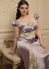 "Lavender Ribbon" Dress Plus Size