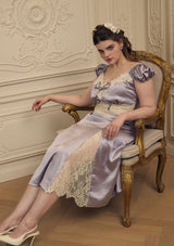 "Lavender Ribbon" Dress Plus Size