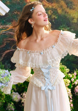 「青い紫陽花」コルセット