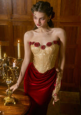 "Spanish Wild Rose" Corset Dress