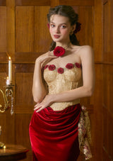 "Spanish Wild Rose" Corset Dress