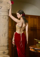 "Spanish Wild Rose" Corset Dress