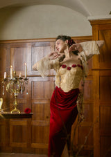 "Spanish Wild Rose" Corset Dress