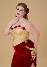 "Spanish Wild Rose" Corset Dress Plus Size