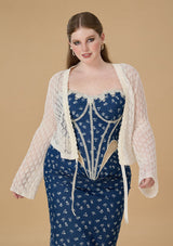 "Freesia" corset dress, large size