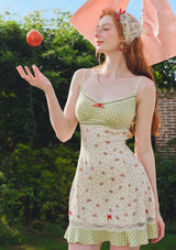 "Matcha Azuki" Dress