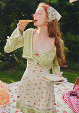 "Matcha Azuki" Dress