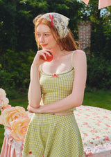 "Matcha Cranberry" Skirt
