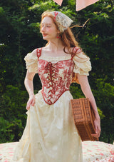 "Red Sake Brewery" Corset