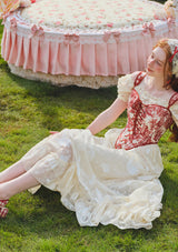 "Red Sake Brewery" Corset