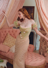 "Flying Flowers and Sounds" Dress