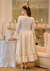 "White Moon Dance" tops in large sizes