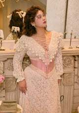 "Estelle" corset for large underbust sizes