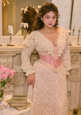 "Estelle" corset for large underbust sizes