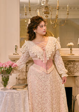 "Estelle" corset for large underbust sizes
