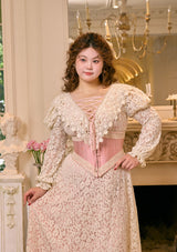 "Estelle" corset for large underbust sizes
