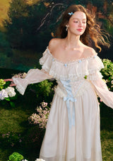 「青い紫陽花」コルセット