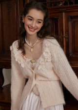 "Chiffon Cake" knit cardigan