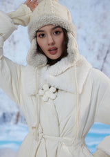 "Flower Love" Down Coat
