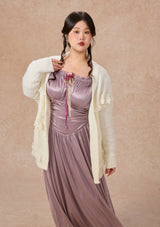 カーブ&プラス ラベンダーヒューパルテノンドレス