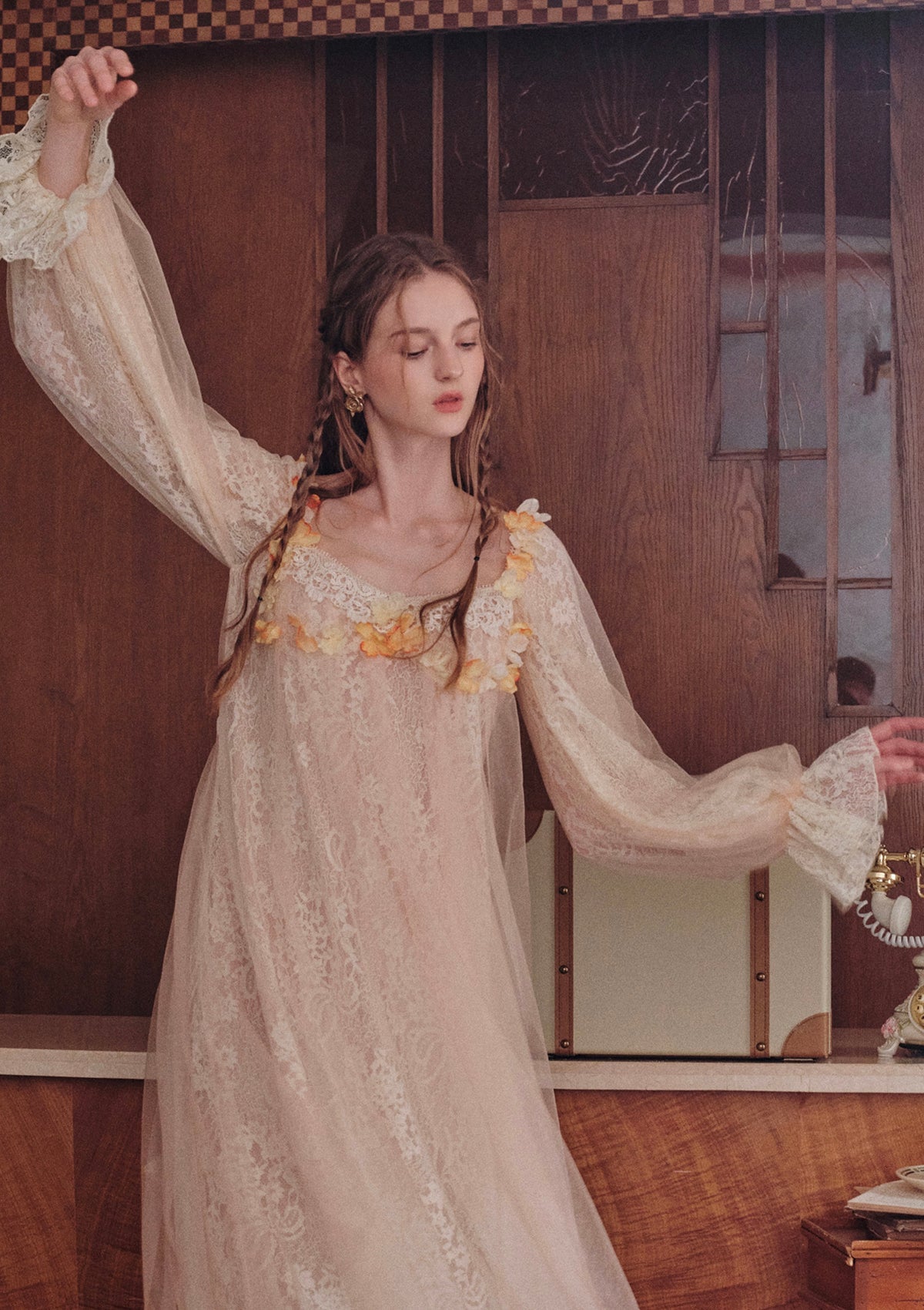 夕焼けのオレンジオーシャン」ドレス