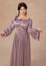 カーブ&プラス ラベンダーヒューパルテノンドレス