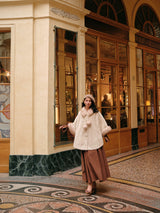 クラシックブラックコーヒーコルセットドレス