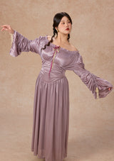 カーブ&プラス ラベンダーヒューパルテノンドレス