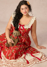 「くまのトマトソース」ドレス 大きいサイズ